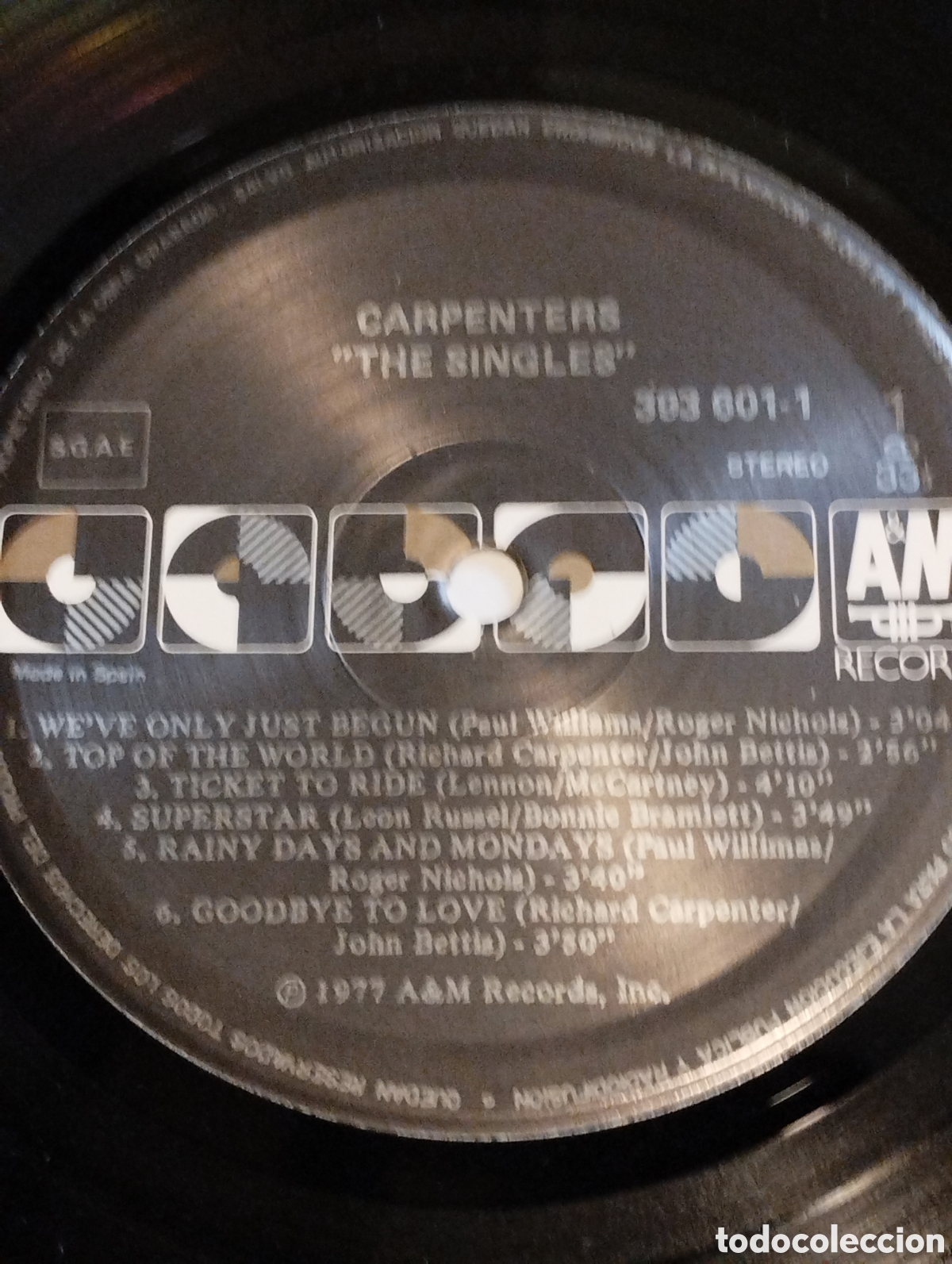 Discos de vinilo: Carpenters the singles 1969-1973 - Foto 4