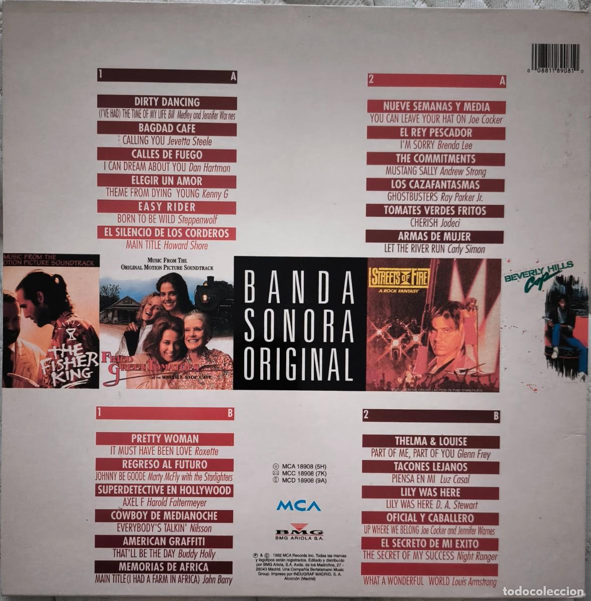 Discos de vinilo: Banda Sonora Original: 24 &Eacute;xitos de Cine en Versi&oacute;n Original (2xLP) - Foto 2