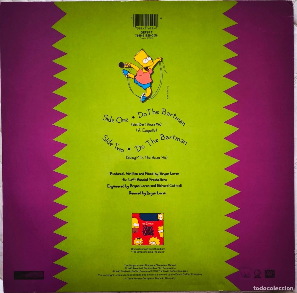 Discos de vinilo: The Simpsons - Do The Bartman (Maxi) - Foto 2