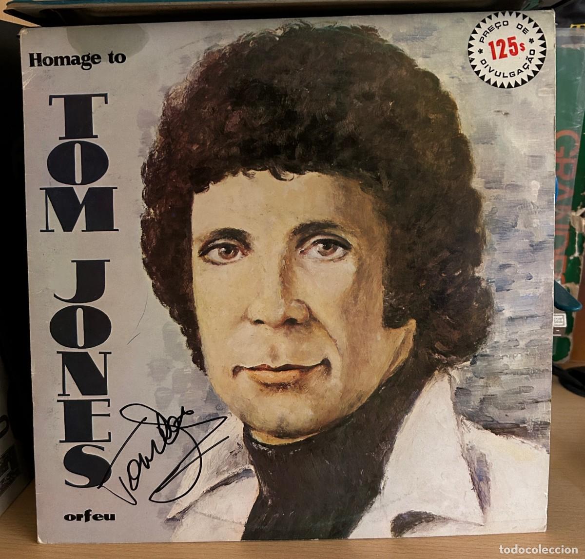 Discos de vinilo: Homage to Tom Jones. Signed Cover. Vinilo. Estado. Vg / Vg. 1980. Edici&oacute;n Portugal