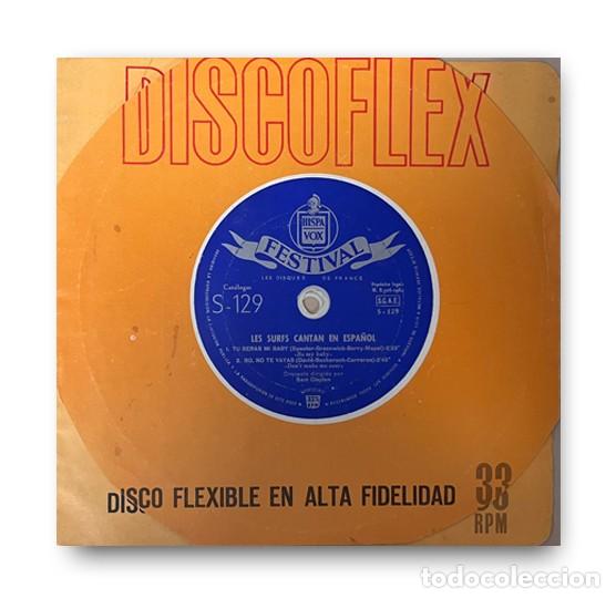 Discos de vinilo: Les Surfs &ndash; Les Surfs Cantan En Espa&ntilde;ol DISCOFLEX Single 7&rdquo; - Foto 1