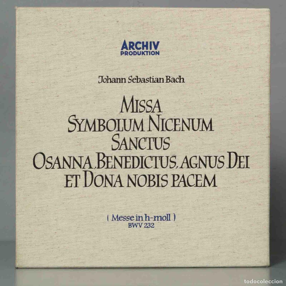 Disques de vinyle: LP. Bach, Richter - Missa Symbolum Nicenum Sanctus Osanna, Benedictus, Agnus Dei Et Dona Nobis Pacem