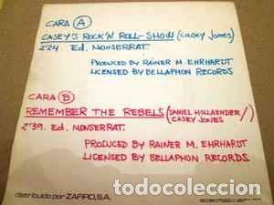 Discos de vinilo: Casey Jones &lrm;&ndash; Casey&acute;s Rock And Roll Show - Foto 2