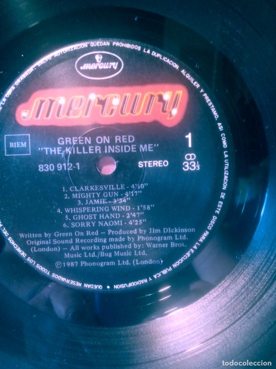 Discos de vinilo: GREEN ON RED-THE KILLER INSIDE ME. - Foto 3