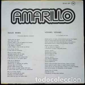 Discos de vinilo: Amarillo &lrm;&ndash; Verano Verano / Dulce Mam&aacute; - Foto 2