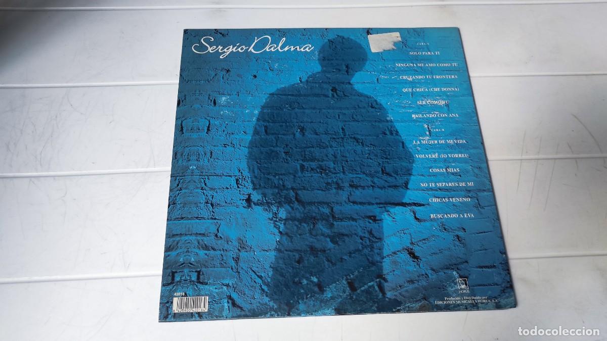 Discos de vinilo: LP SERGIO DALMA - SOLO PARA TI - Foto 2