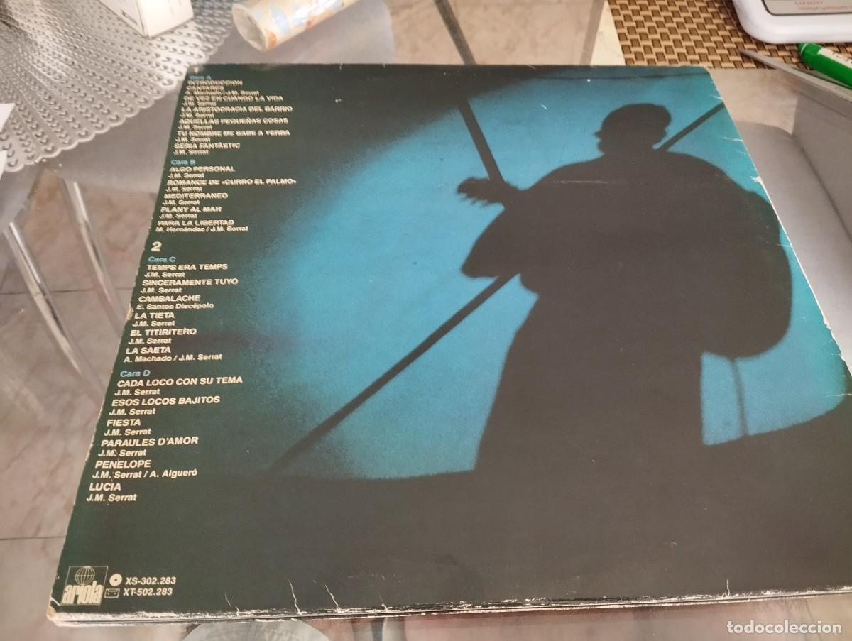Discos de vinilo: DOBLE LP VINILO SERRAT EN DIRECTO 1984 - Foto 3