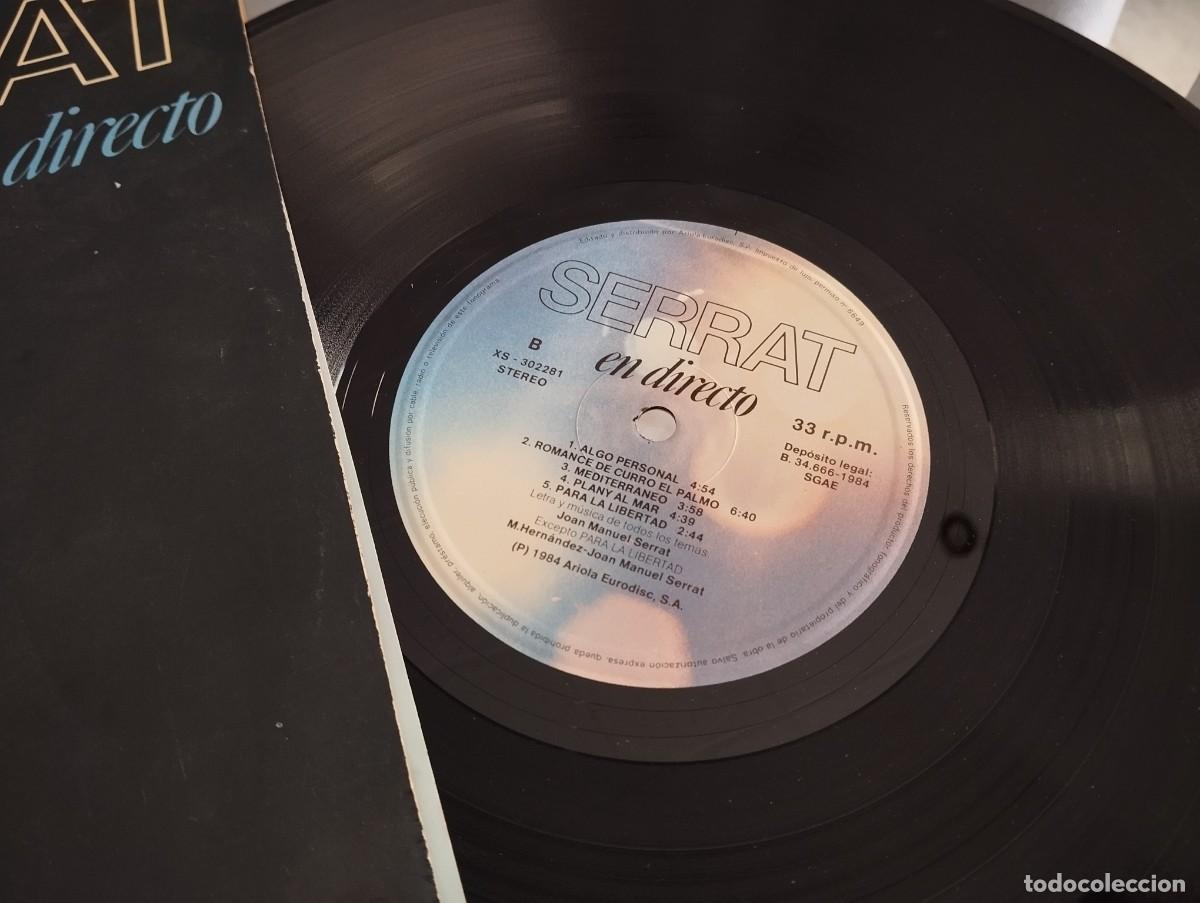 Discos de vinilo: DOBLE LP VINILO SERRAT EN DIRECTO 1984 - Foto 4