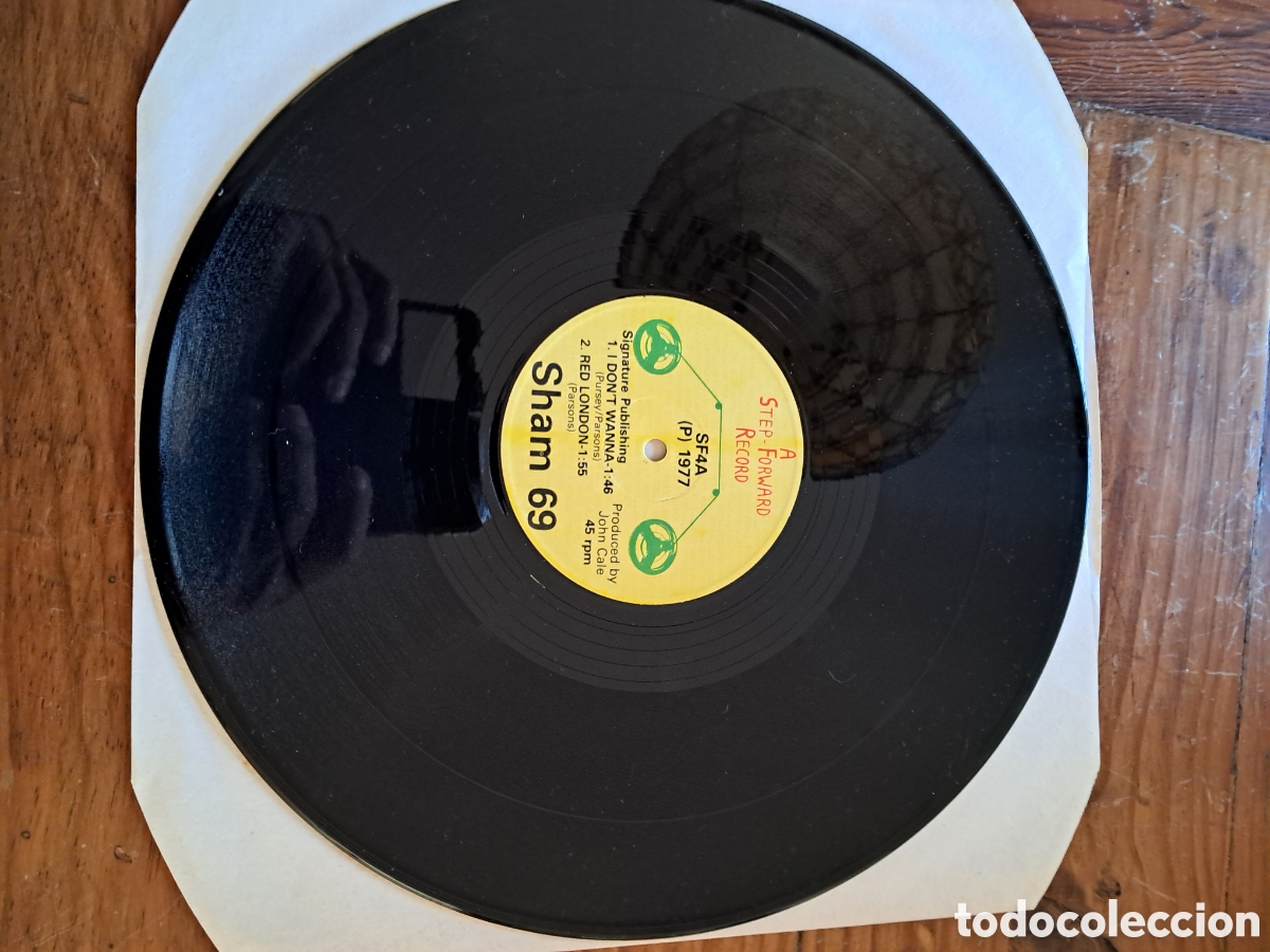 Discos de vinilo: Sham 69 &rdquo;i dont wanna&rdquo; - Foto 3