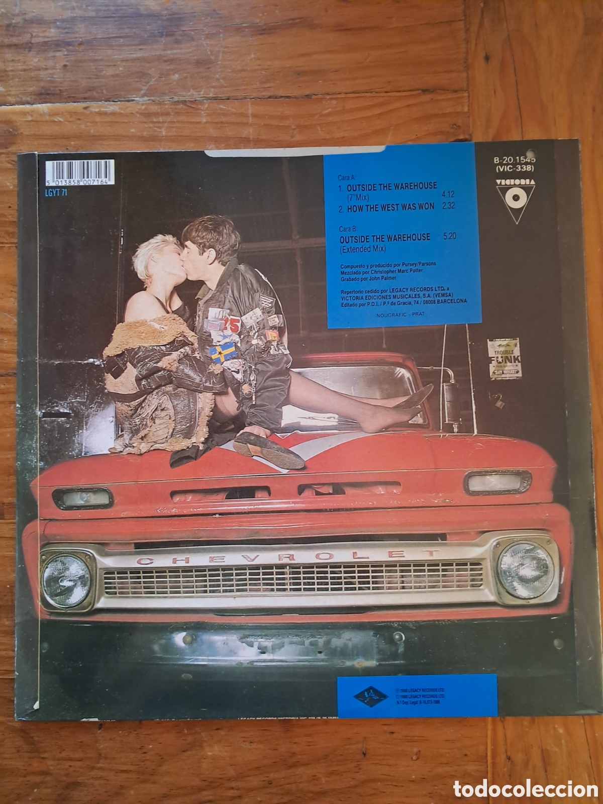 Discos de vinilo: Sham 69 &rdquo;outside the warehouse&rdquo; - Foto 2
