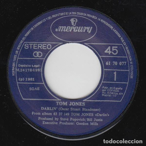 Discos de vinilo: Tom Jones &lrm;&ndash; Darlin - Foto 1
