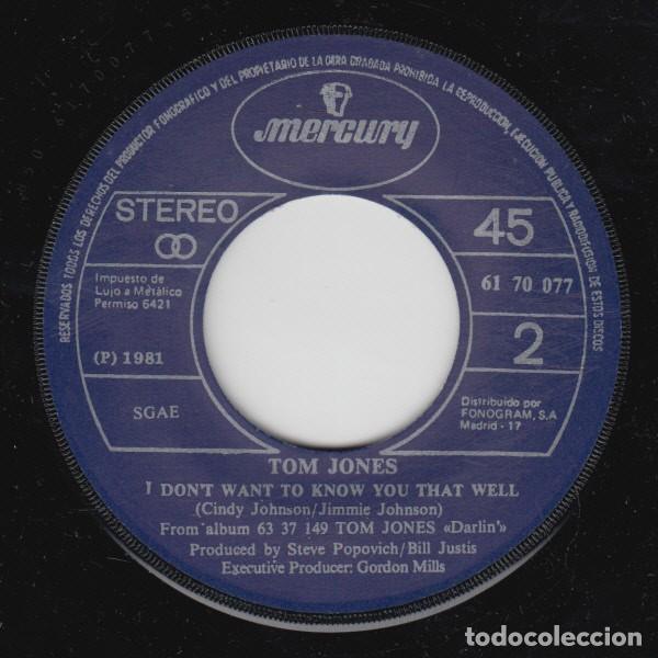 Discos de vinilo: Tom Jones &lrm;&ndash; Darlin - Foto 2