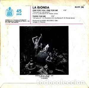 Discos de vinilo: La Bionda &lrm;&ndash; One For You, One For Me - Foto 2