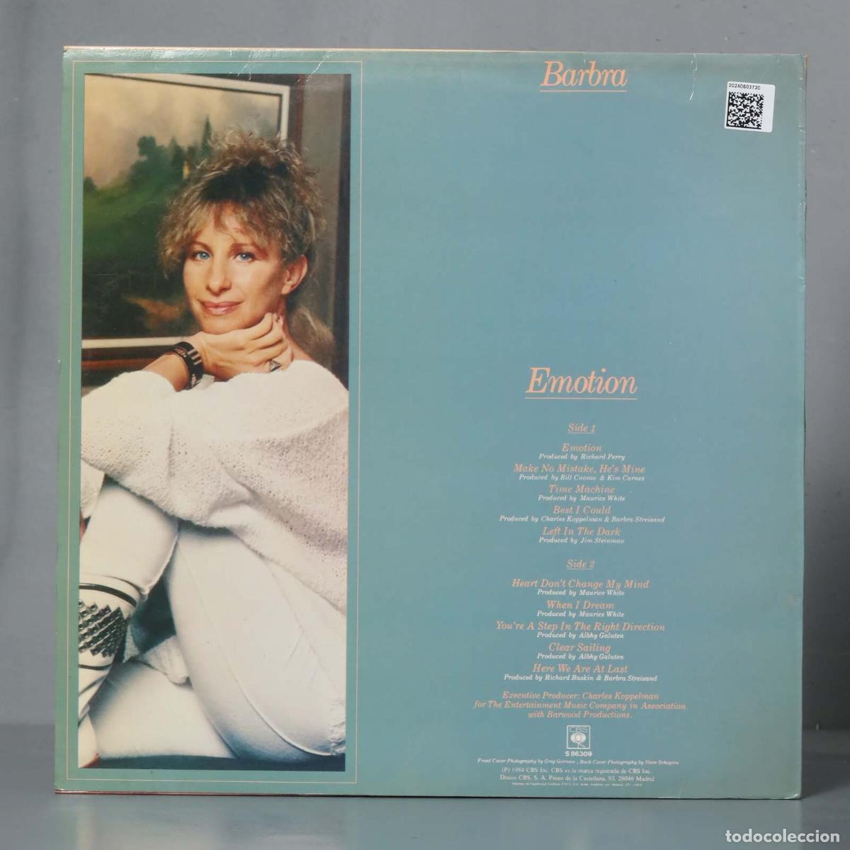 Discos de vinilo: LP. Barbra Streisand &ndash; Emotion - Foto 2