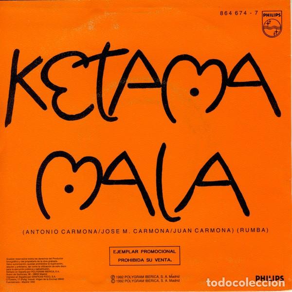 Discos de vinilo: Ketama &ndash; Mala - promocional - Foto 2