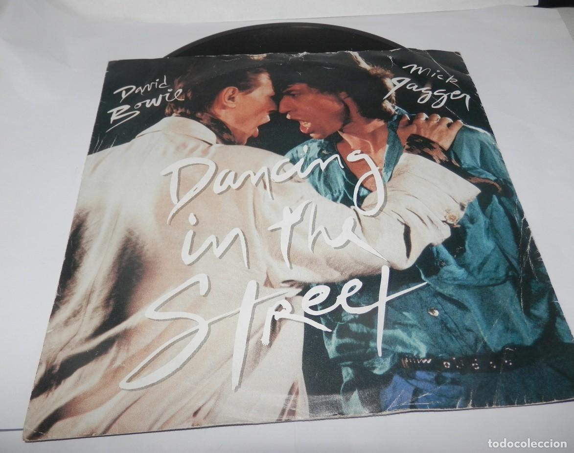 Discos de vinilo: DISCO SINGLE DE VINILLO DE DAVID BOWIE AND MICK JAGGER - Foto 1