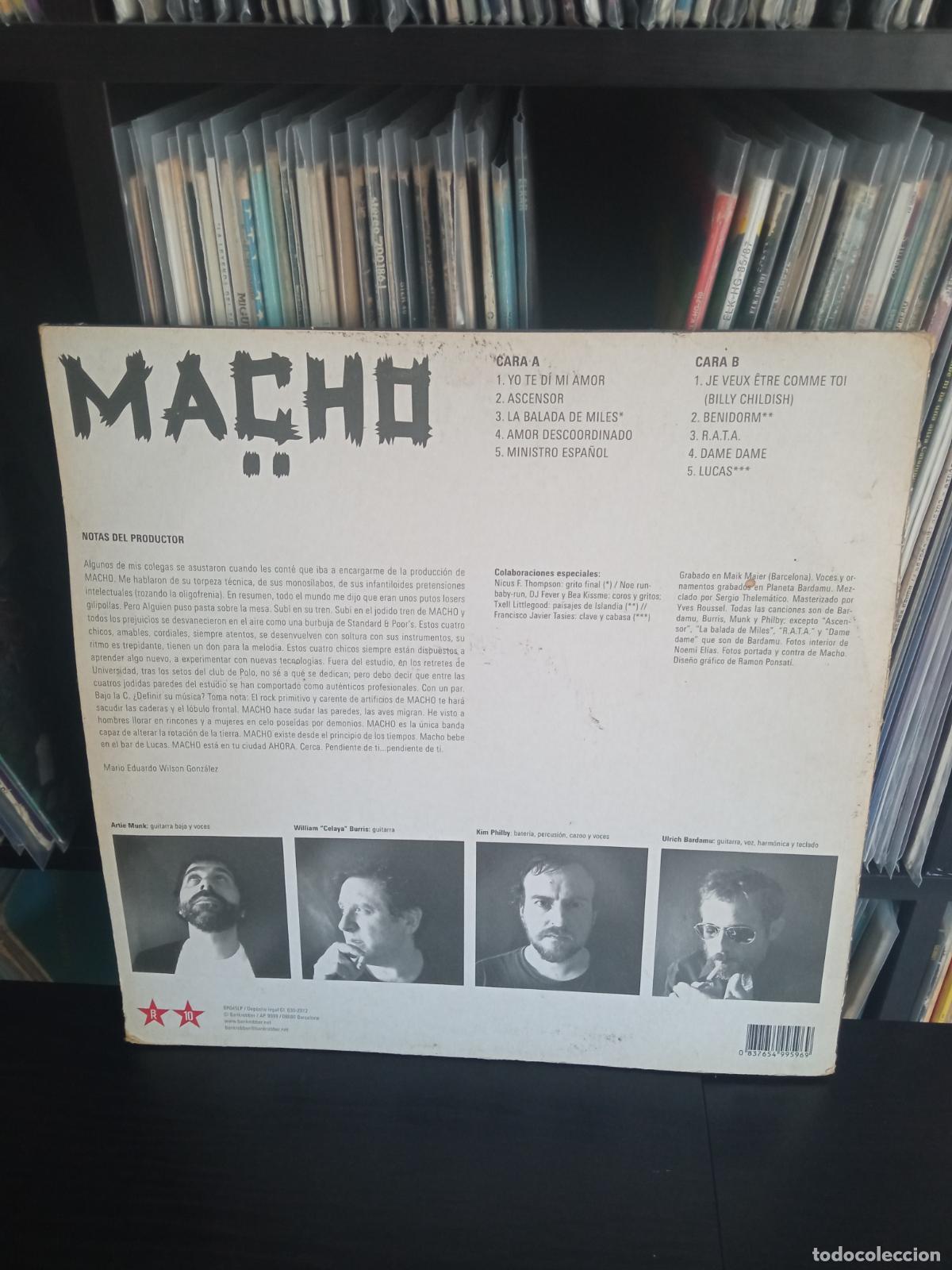 Discos de vinilo: Macho &lrm;&ndash; Macho vinilo 2012 rock blues - Foto 2