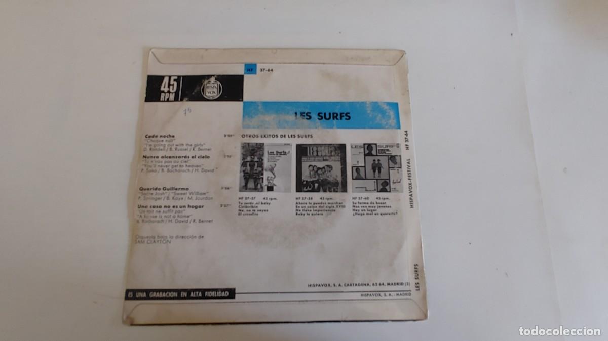 Discos de vinilo: LES SURFS-EP CADA NOCHE +3 - Foto 2
