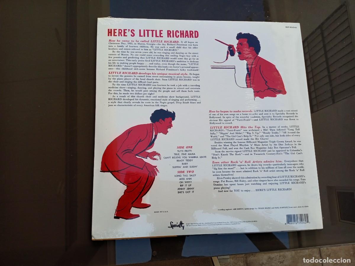 Discos de vinilo: HERES LITTLE RICHARD (1957) (vinilo) - Foto 2