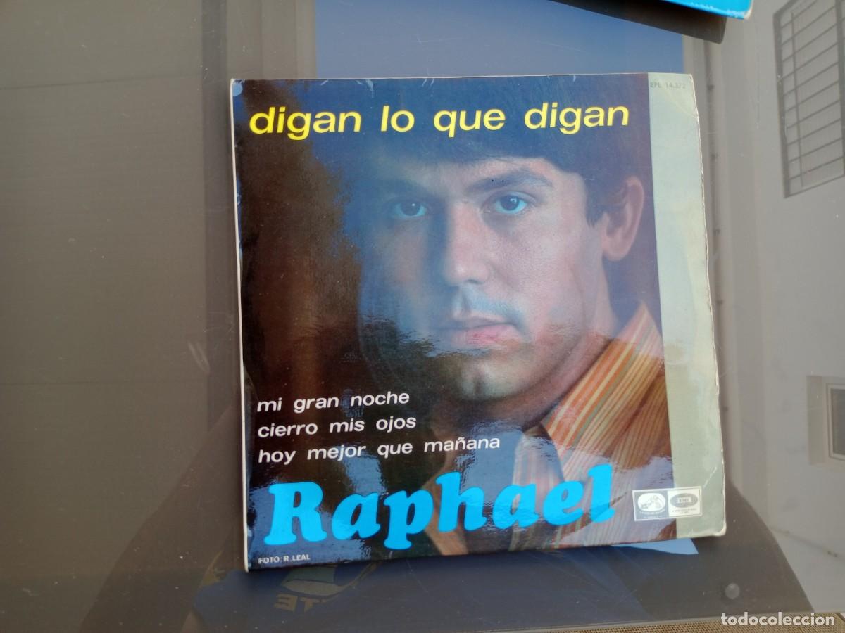 Discos de vinilo: RAPHAEL - DIGAN LO QUE DIGAN (1967) (EP) - Foto 1