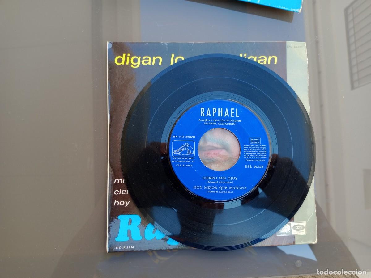 Discos de vinilo: RAPHAEL - DIGAN LO QUE DIGAN (1967) (EP) - Foto 3
