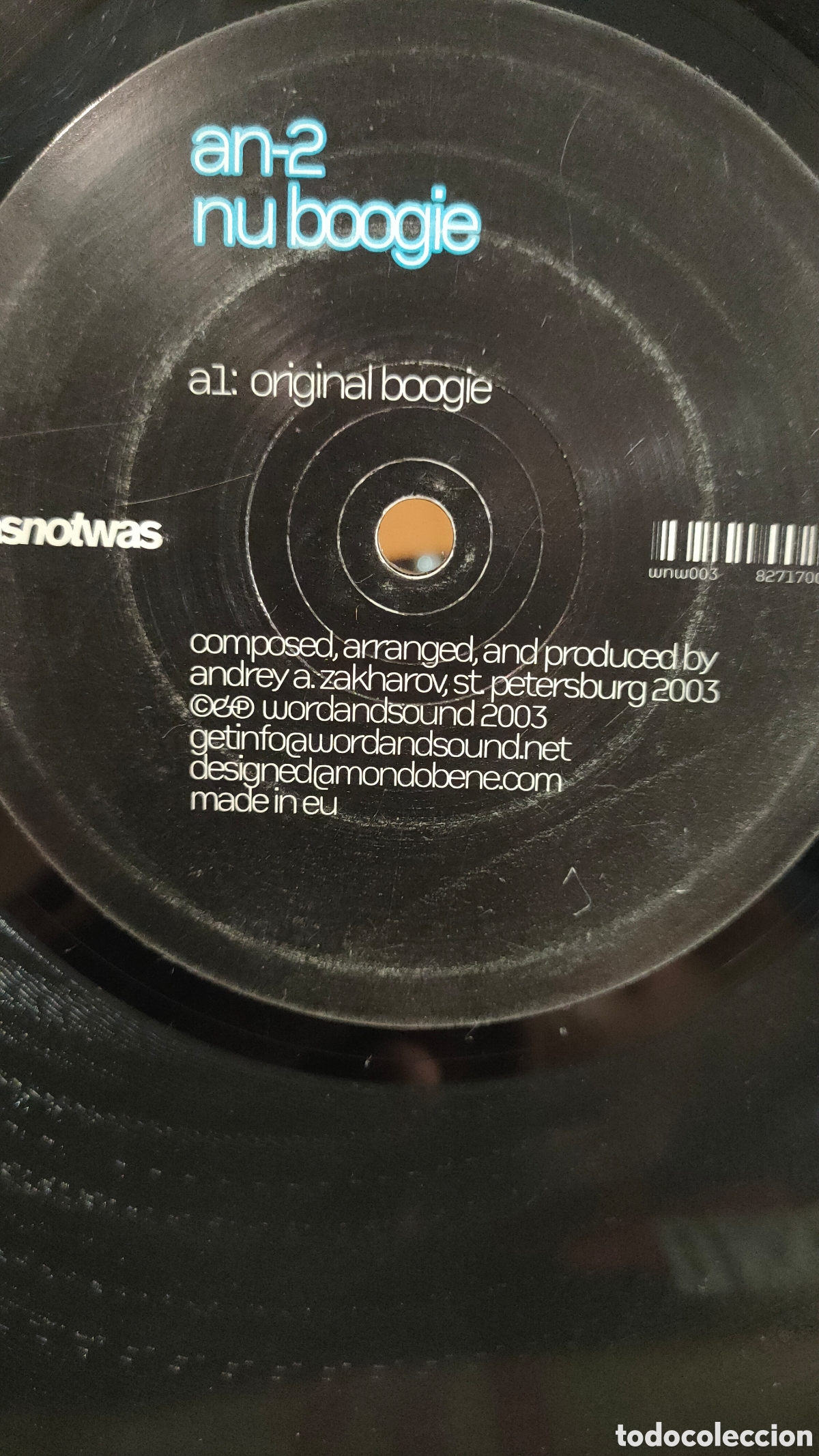 Discos de vinilo: AN-2 &ndash; Nu Boogie . 2003 original Germany disco 12&rdquo; vinilo - Foto 2