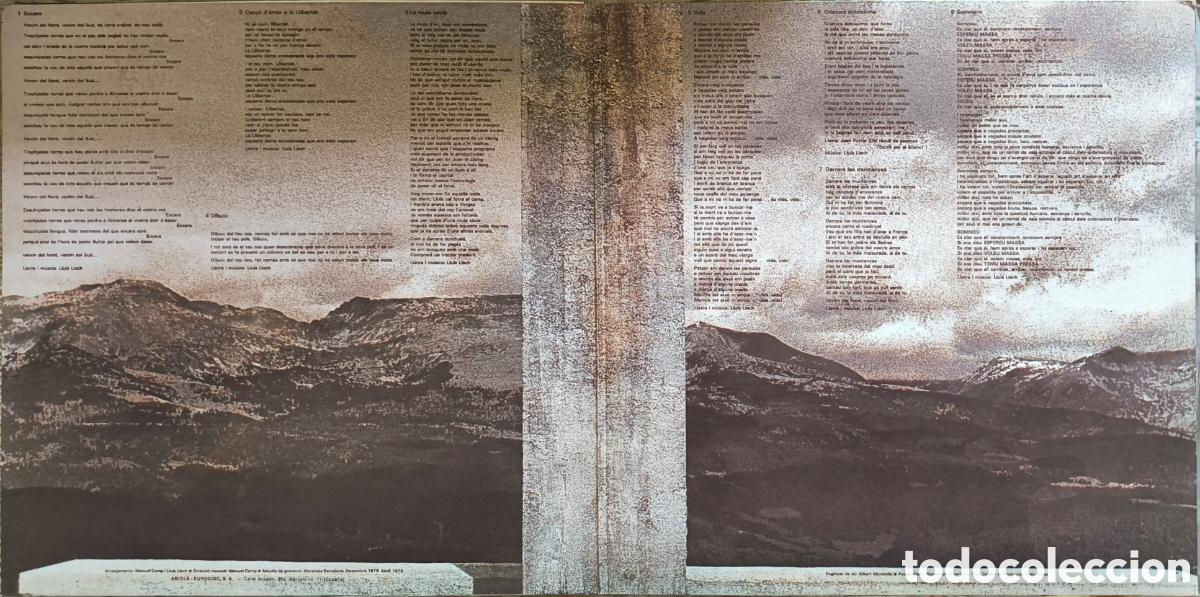 Discos de vinilo: SOMNIEM. LLUIS LLACH - Foto 3