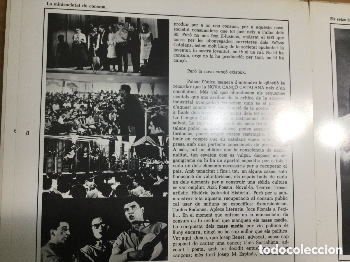 Discos de vinilo: 2LP + Libreto Dies i hores de la nova can&ccedil;o - Foto 8