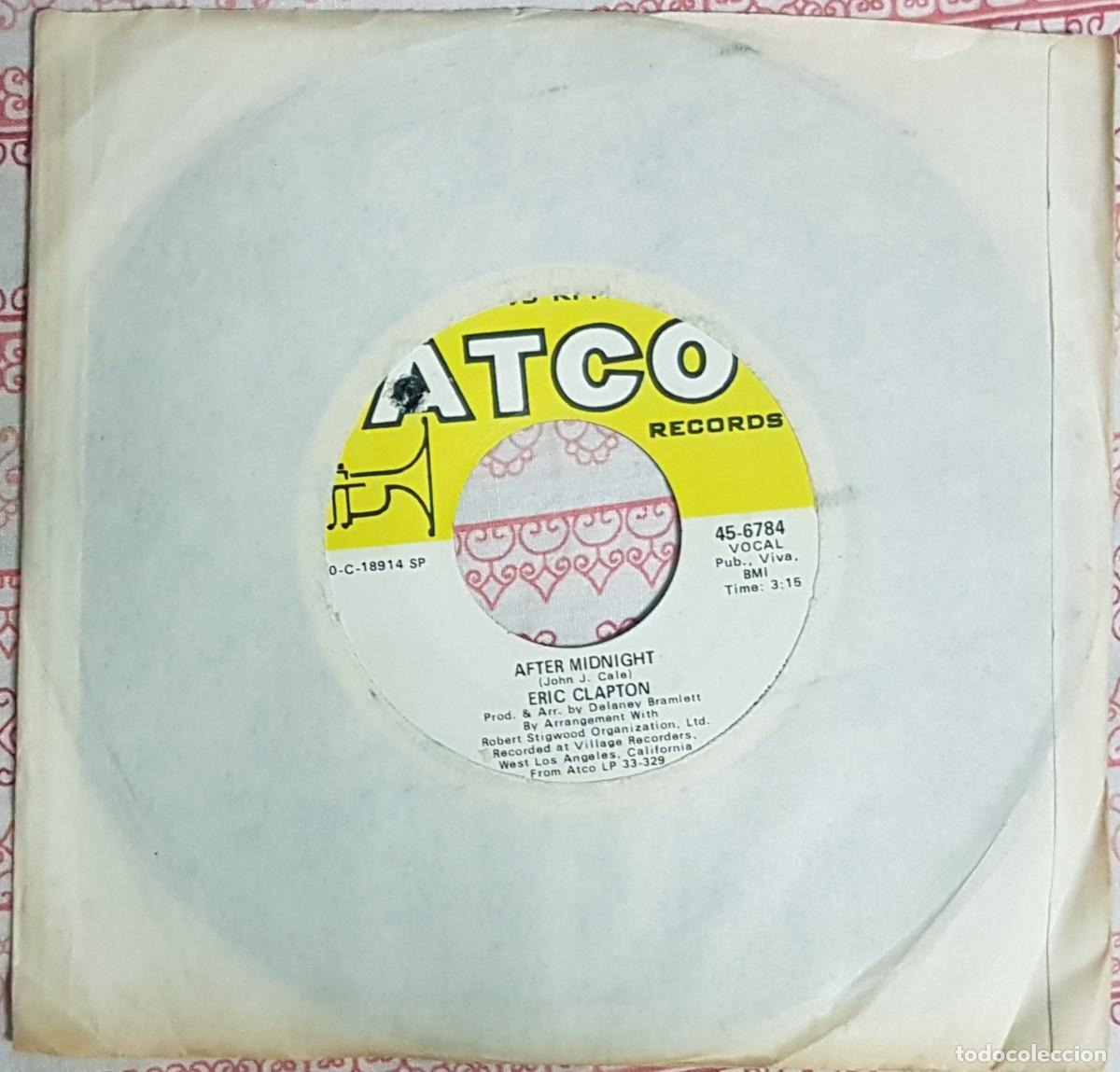 Discos de vinilo: Eric Clapton - After midnight y Easy now - ATCO records 1970 - Foto 1
