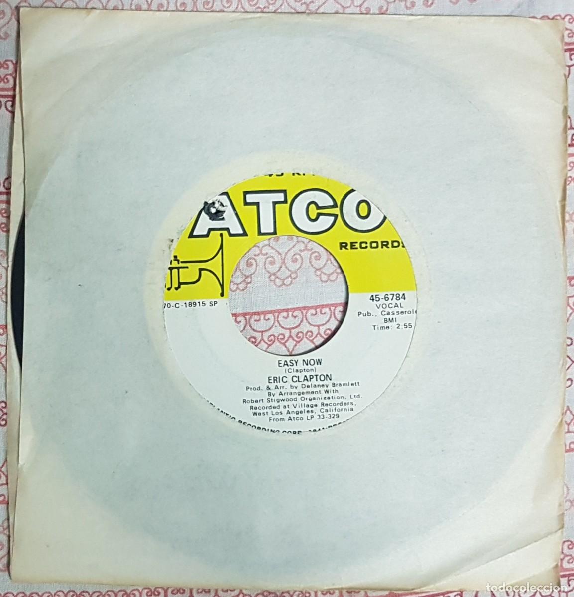 Discos de vinilo: Eric Clapton - After midnight y Easy now - ATCO records 1970 - Foto 2