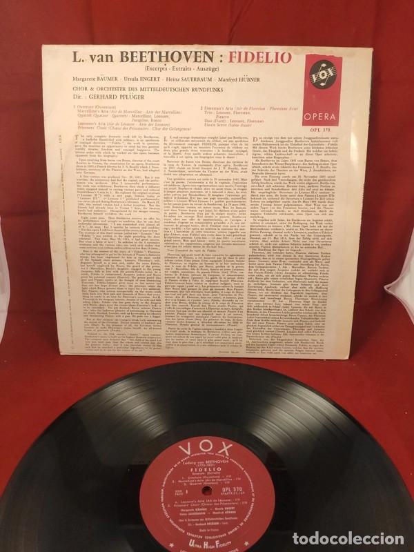 Discos de vinilo: LP Beethoven - Fidelio - Foto 2