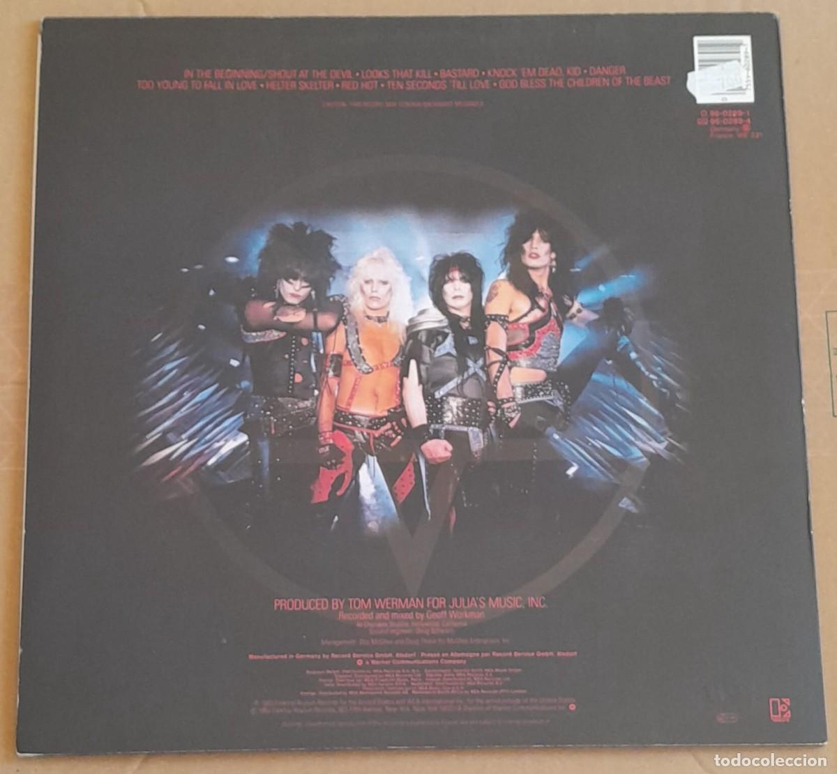 Discos de vinilo: M&Ouml;TLEY CR&Uuml;E - SHOUT AT THE DEVIL - Foto 2