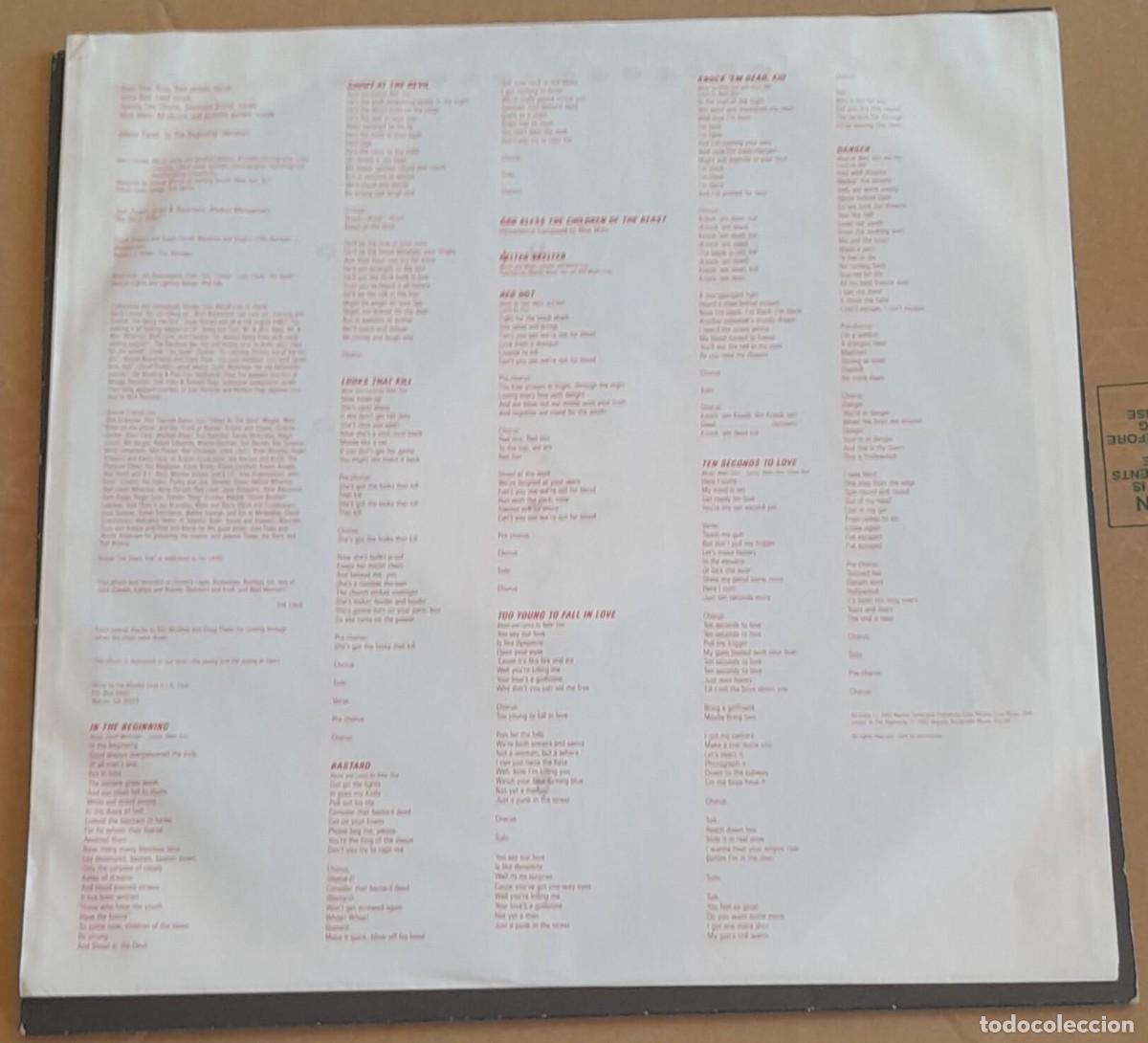 Discos de vinilo: M&Ouml;TLEY CR&Uuml;E - SHOUT AT THE DEVIL - Foto 3