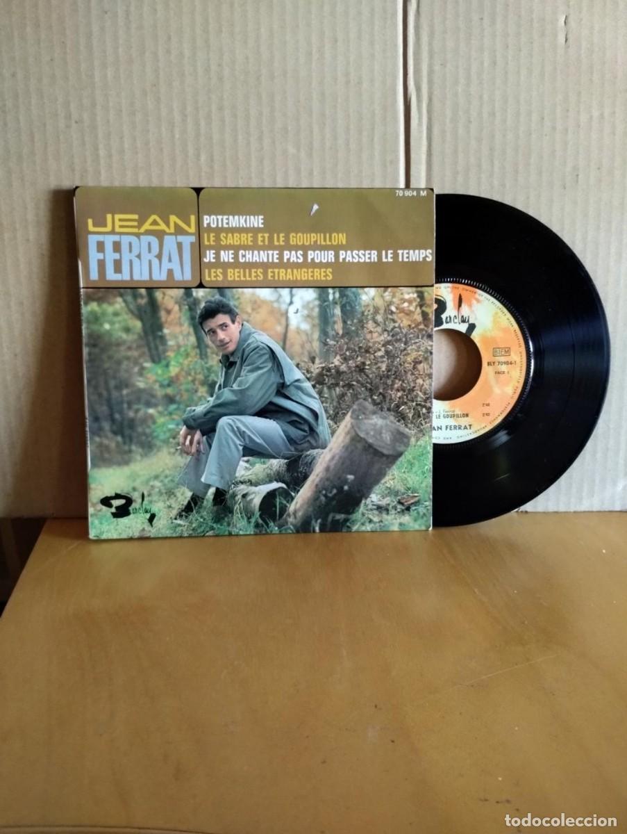 Discos de vinilo: JEAN FERRAT --- POTEMKINE +3 - Foto 1