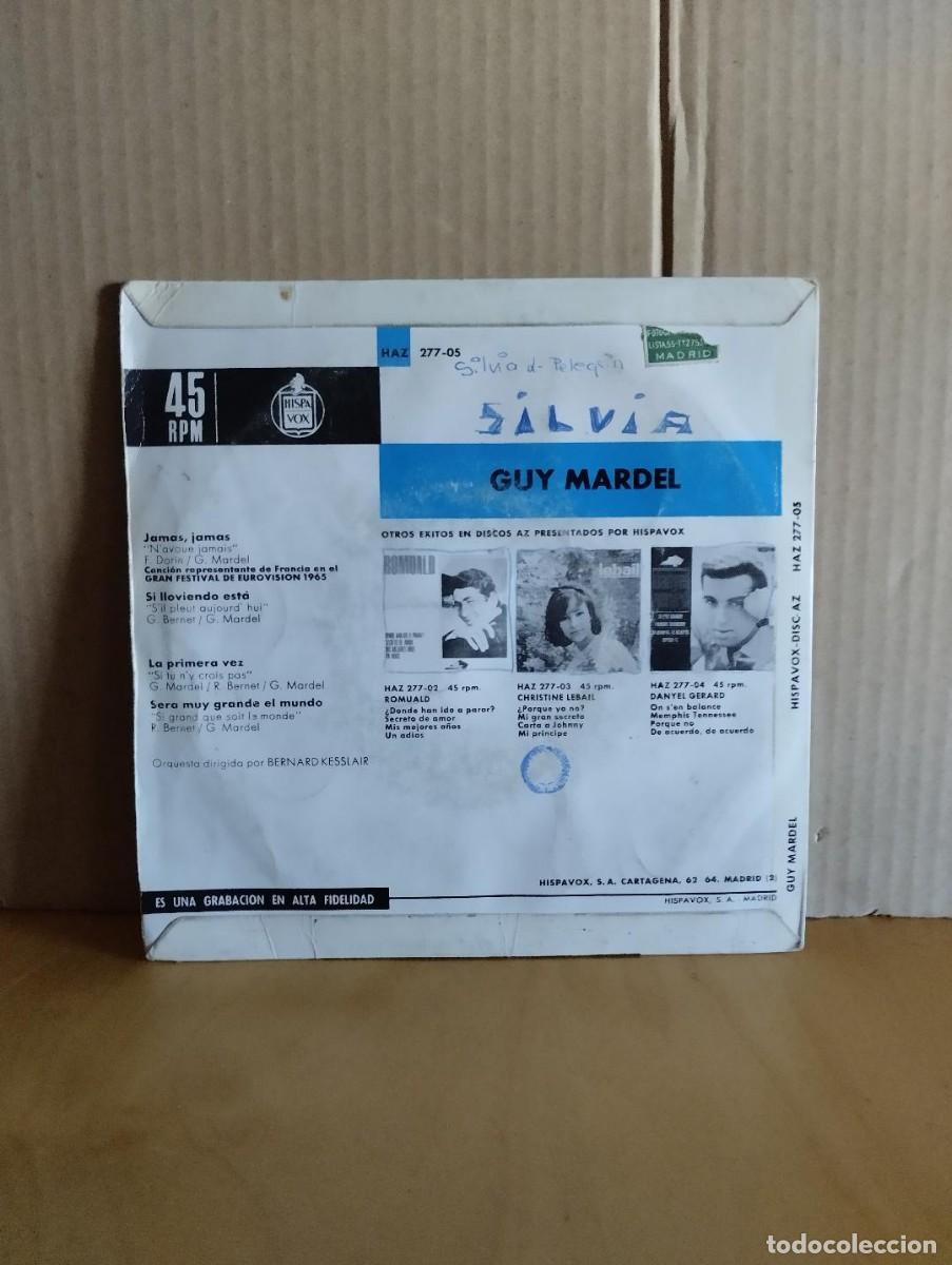 Discos de vinilo: GUY MARDEL ---- JAMAS,JAMAS +3 - Foto 2