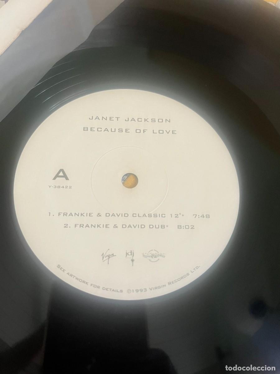 Discos de vinilo: Janet Jackson Because Of Love - Foto 2