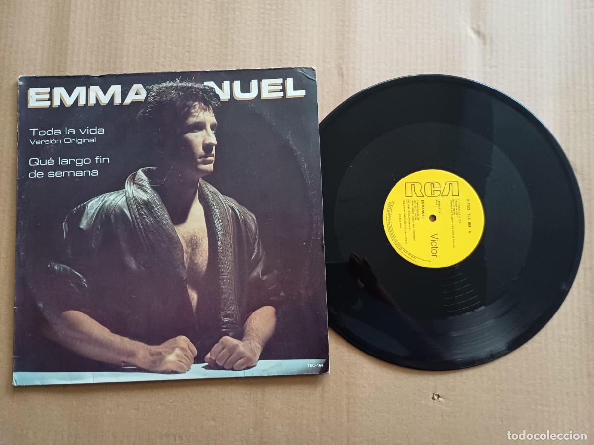 Vinyl records: EMMANUEL-Toda La Vida-12&rdquo;MAXI-Mexico -LATIN-POP-RCA-1986