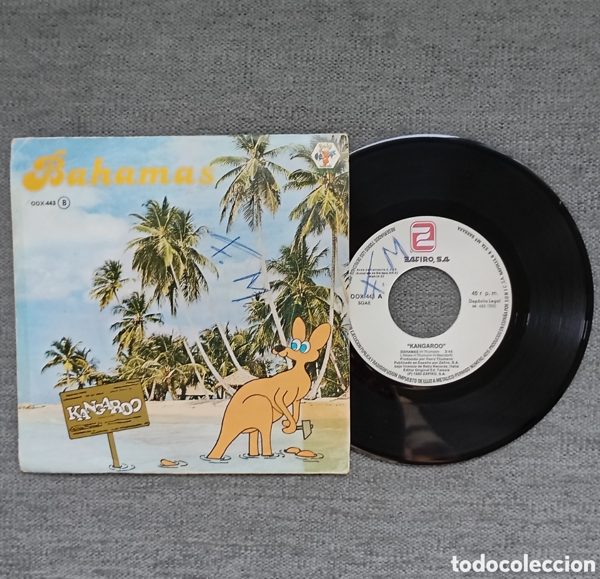 Discos de vinilo: Kangaroo. Bahamas/ We'll Be Out. Single 7&rdquo;, a&ntilde;o 1980.