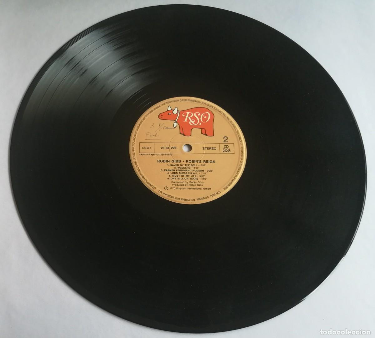 Discos de vinilo: Robin Gibb, Robins Reign, RSO 23 94 220 - Foto 4