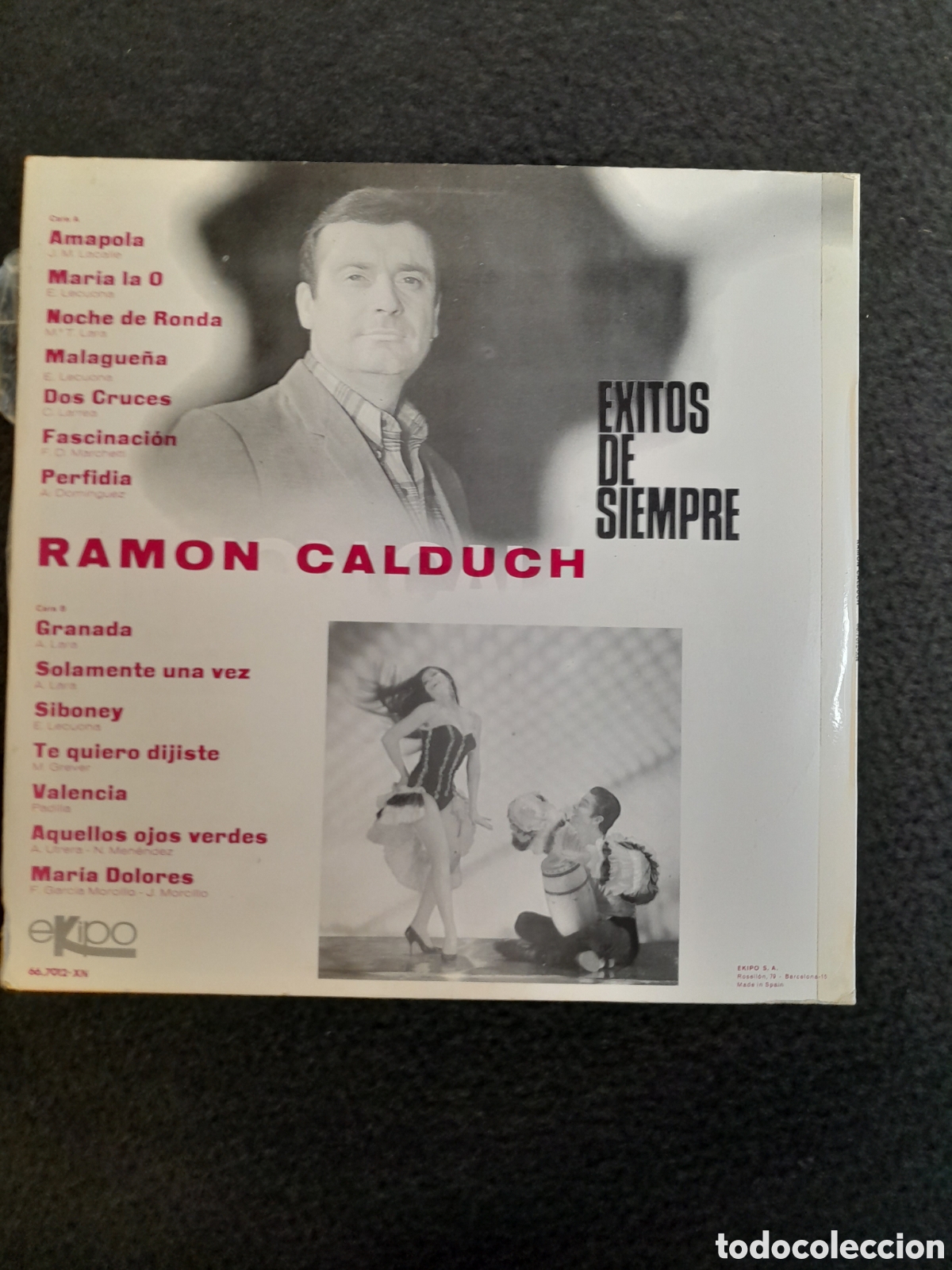 Discos de vinilo: LP-134. LP DISCO DE VINILO. RAMON CALDUCH. EXITOS DE SIEMPRE. EKIPO. - Foto 2