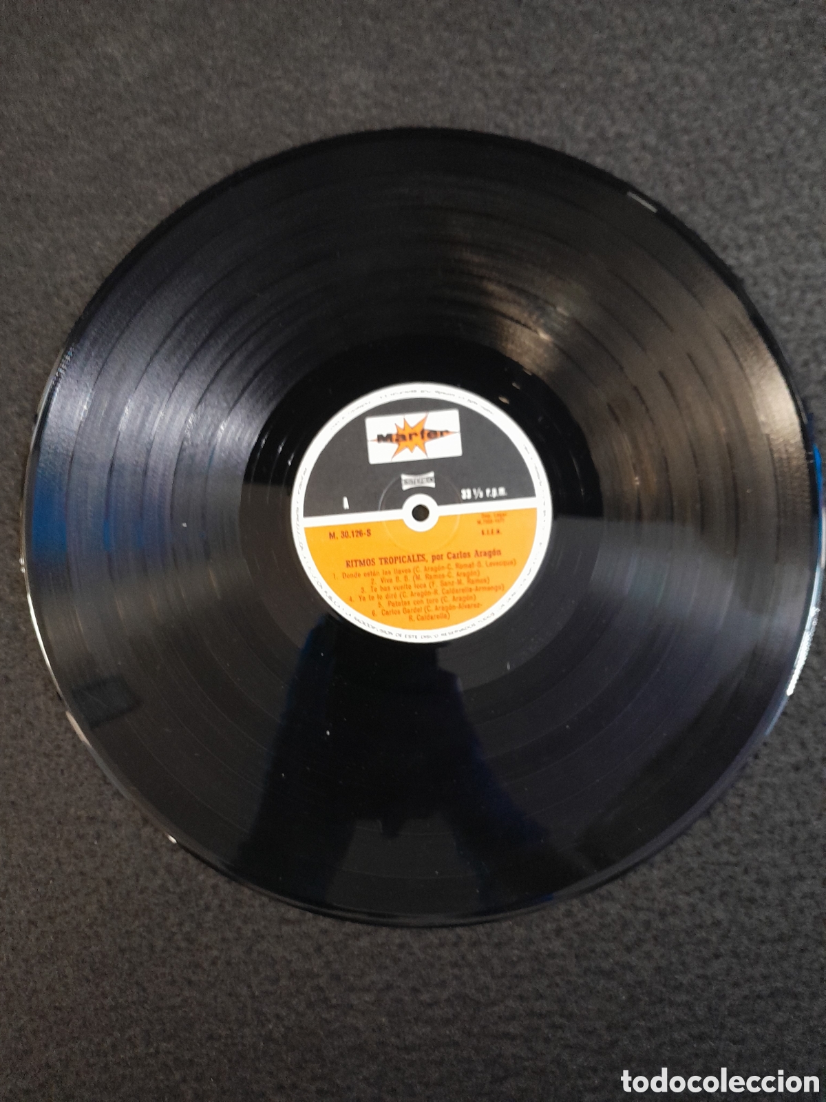 Discos de vinilo: LP-135. LP DISCO DE VINILO. RITMOS TROPICALES. MARTER. - Foto 3