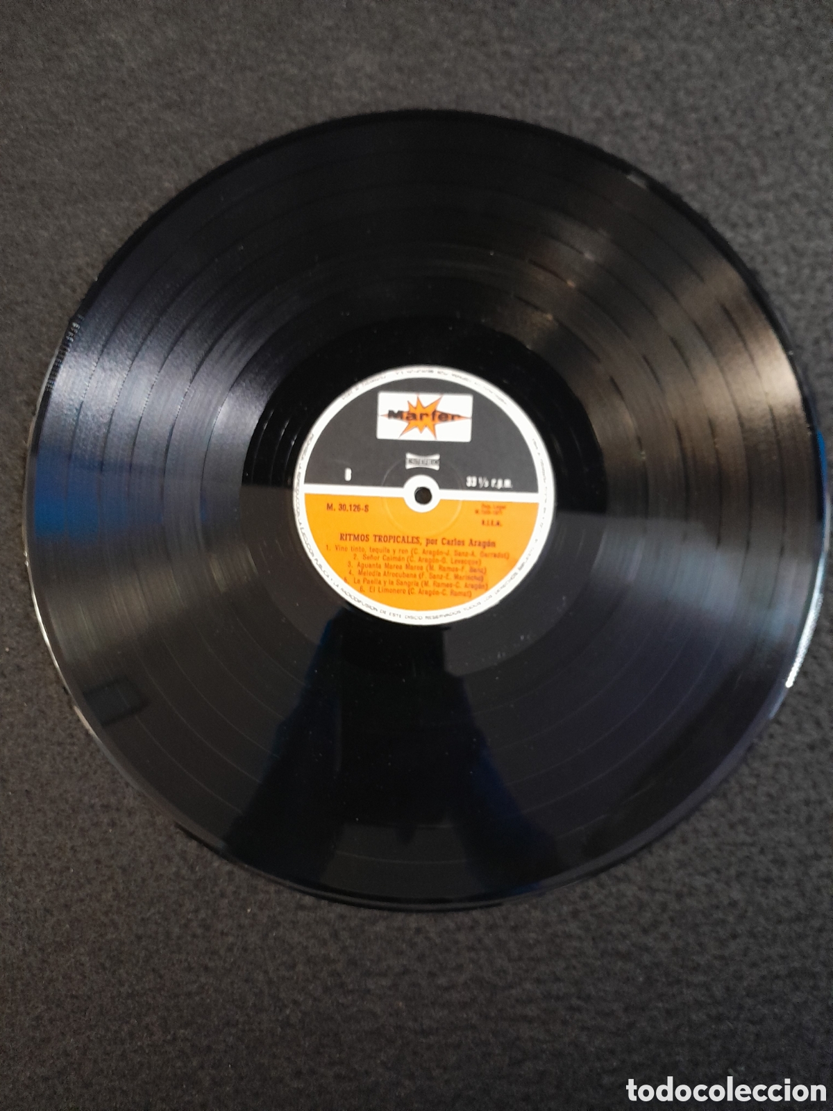 Discos de vinilo: LP-135. LP DISCO DE VINILO. RITMOS TROPICALES. MARTER. - Foto 4