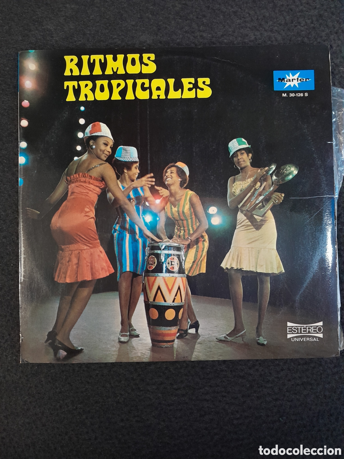 Discos de vinilo: LP-135. LP DISCO DE VINILO. RITMOS TROPICALES. MARTER. - Foto 1