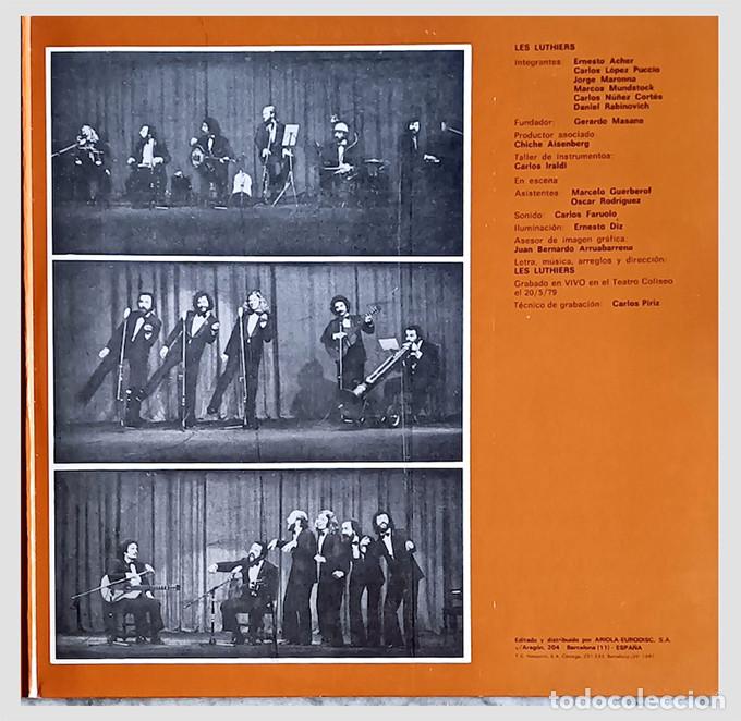 Discos de vinilo: Les Luthiers. Mastropiero que nunca - Foto 2