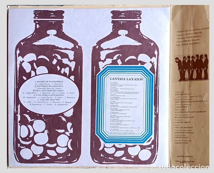Discos de vinilo: Les Luthiers. Cantata Laxaton - Foto 3
