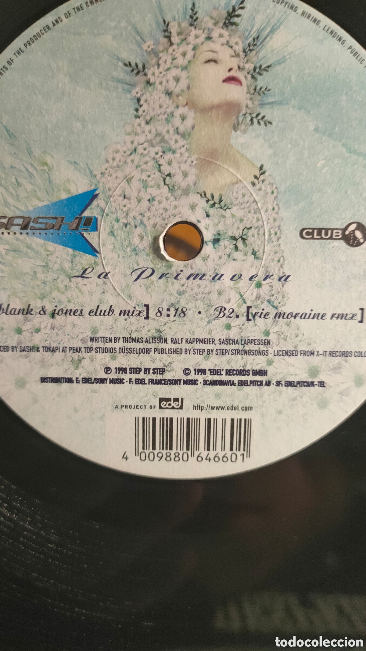 Discos de vinilo: Sash! &ndash; La Primavera . 1998 original Germany disco 12&rdquo; vinilo - Foto 2