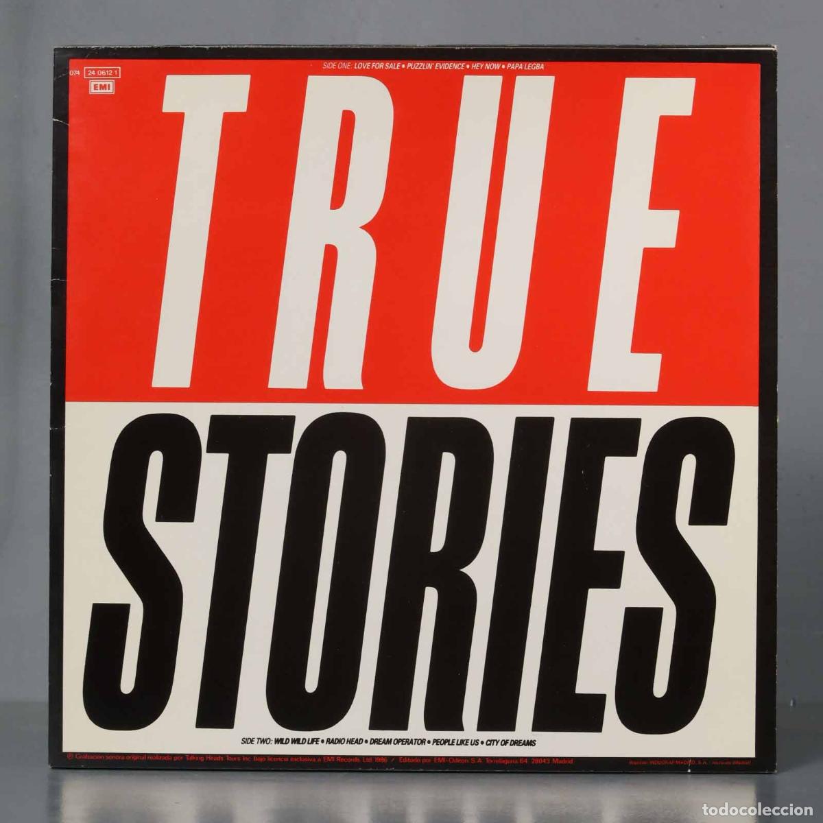 Discos de vinilo: LP. Talking Heads &ndash; True Stories - Foto 1
