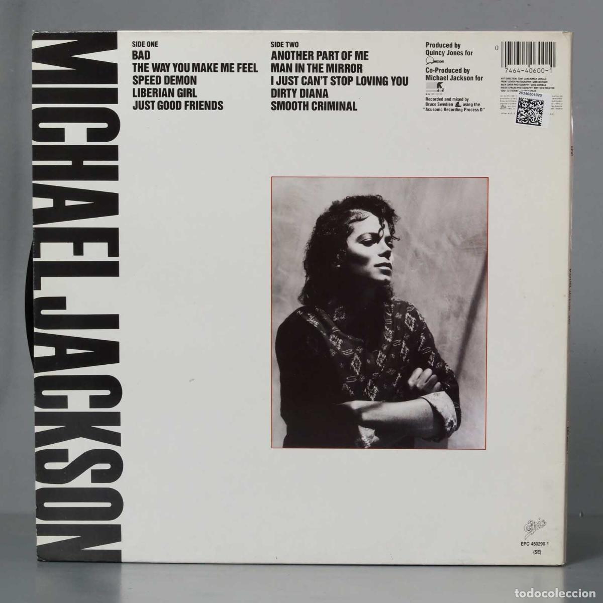 Discos de vinilo: LP. Michael Jackson &ndash; Bad - Foto 2