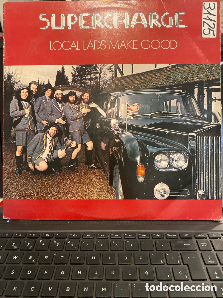 Discos de vinilo: SUPERCHARGE - LOCAL LADS MAKE GOOD LP SPAIN - Foto 1