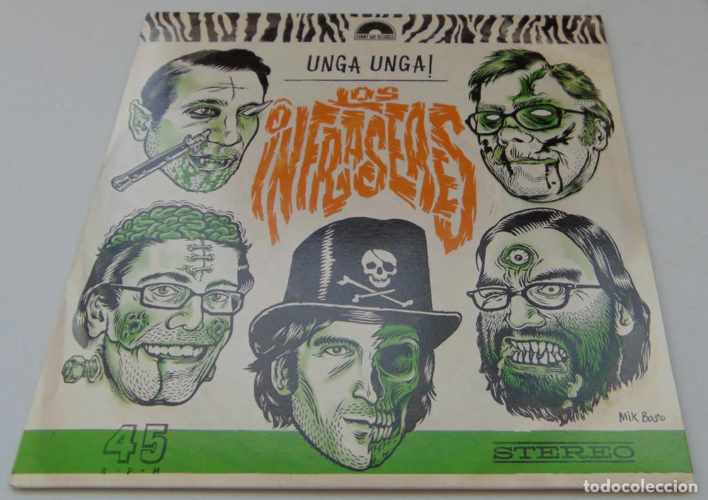 Discos de vinilo: Los Infraseres &ndash; Unga, Unga! - EP 2010 - Foto 2